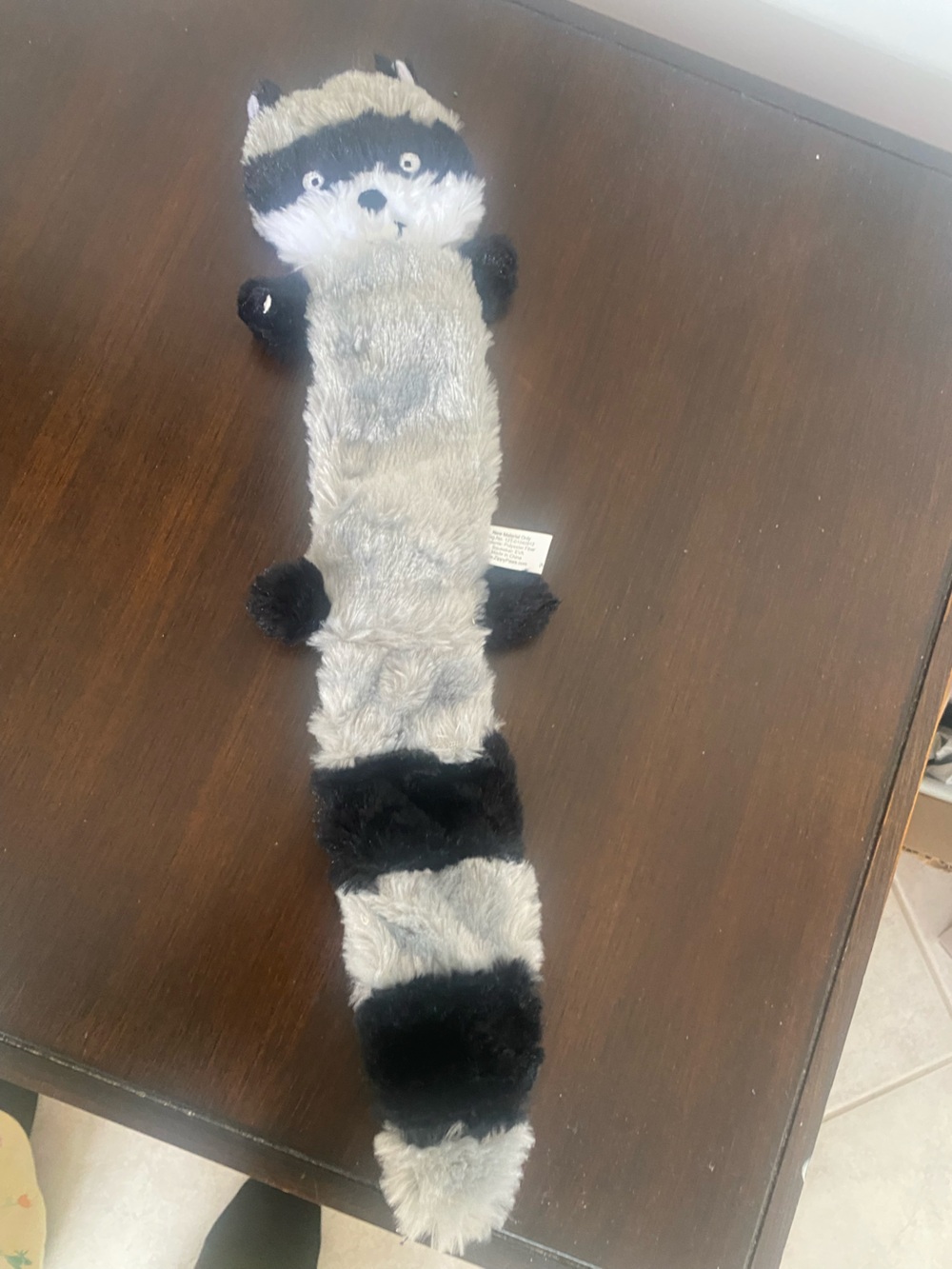Plush pet toy with 3 squeaky areas new without tags